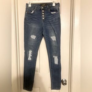 Indigo Rein Forever Jeans Woman’s Size 11 curvy button fly